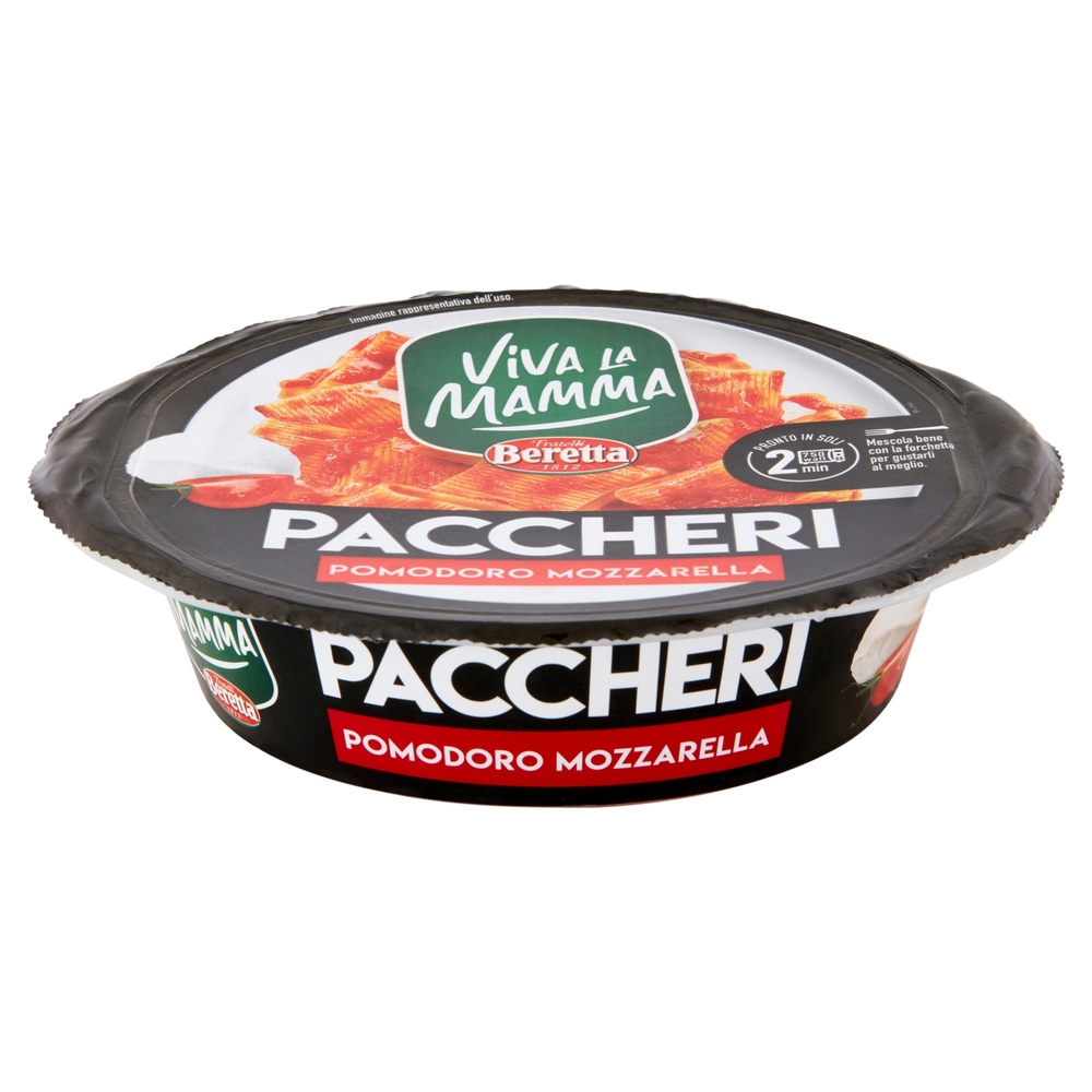 Viva la Mamma Mezzi Paccheri Pomodoro e Mozzarella 220 g